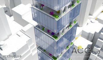 Уникальный небоскреб с зелеными террасами в Нью-Йорке