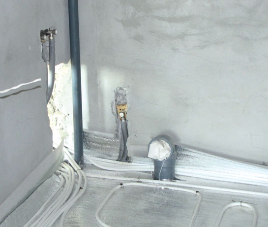 Монтаж «теплого пола»